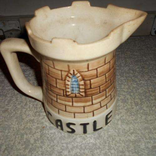 CASTLE BEER MUG - DROSTDY MADE IN GRAHAMSTOWN (COLLECTORS ITEM)